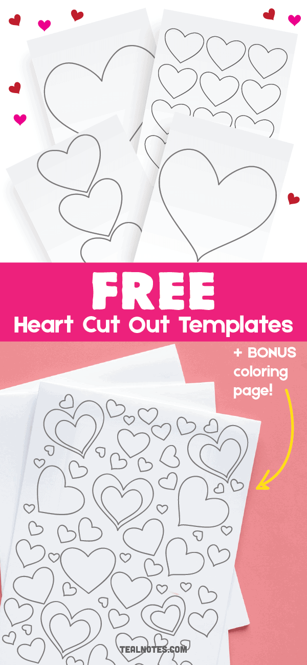 Heart template free printable heart cut out stencils and coloring page
