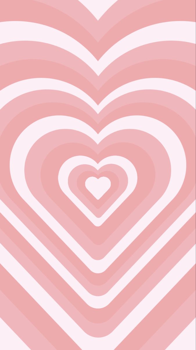 Light Pink Heart Shaped Graffiti Seamless Love Background