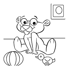 Top pink panther coloring pages for your toddler