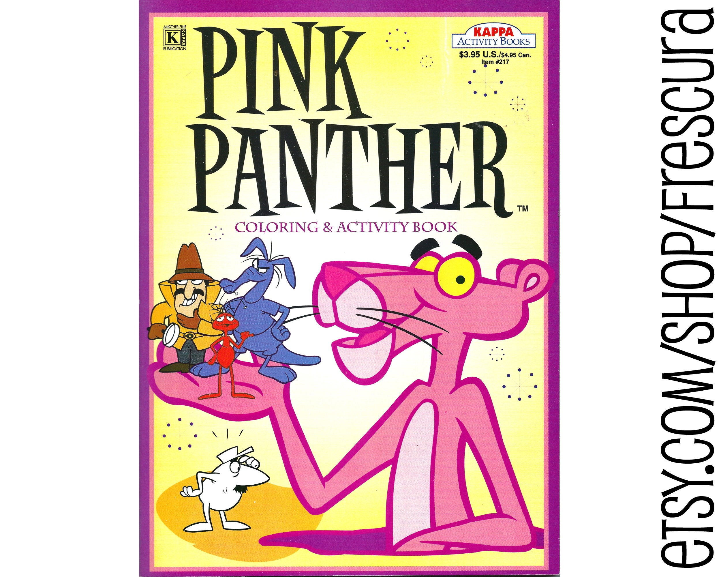 Pink panther coloring activity book metro