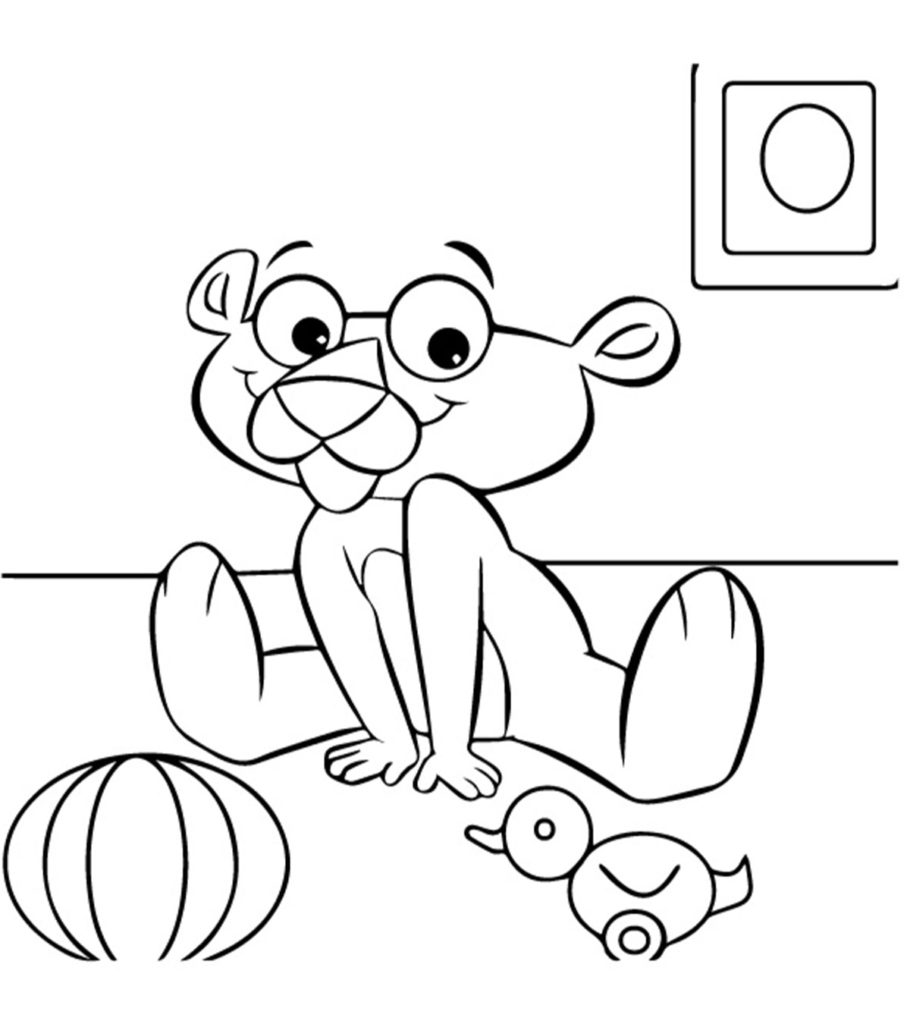 Top pink panther coloring pages for your toddler