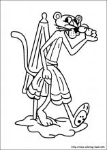 The pink panther coloring pages on coloring