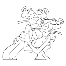 Top pink panther coloring pages for your toddler