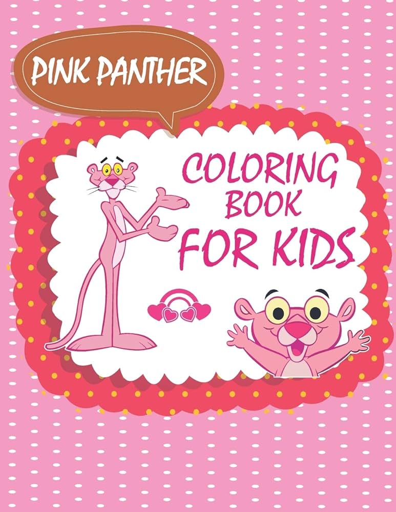 The pink panther coloring book for kids bugs bunny coloring book for kids and adults with fun easy and relaxing coloring pages funny looney tunes coloring book color print house retailor