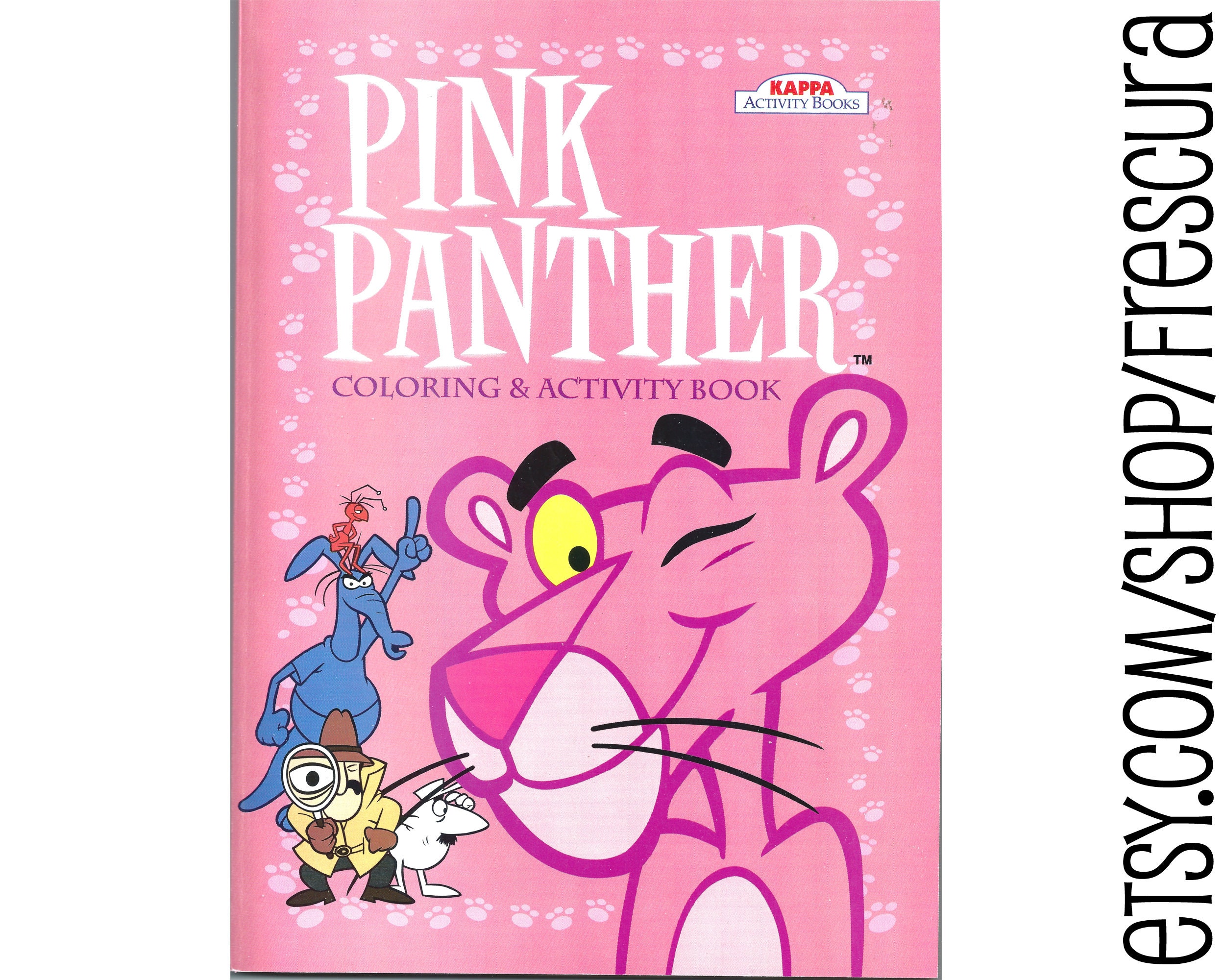 Pink panther coloring activity book metro