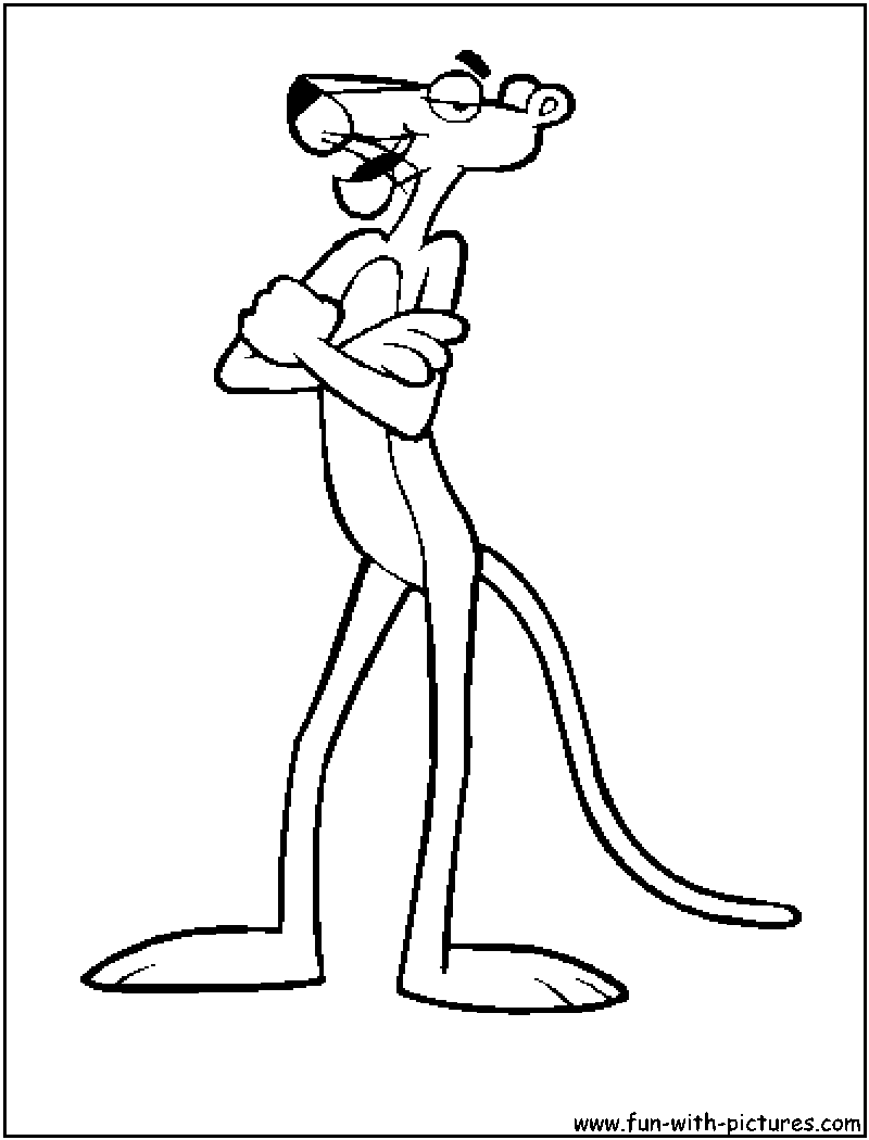 Pinkpanther coloring pages