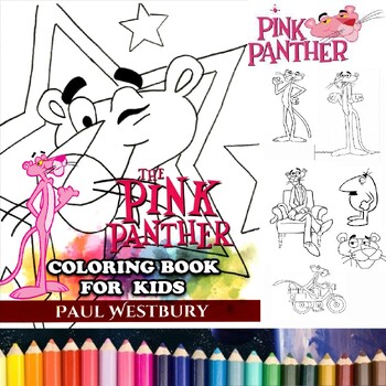 Pink panther coloring bookprintable coloring pages online for kids