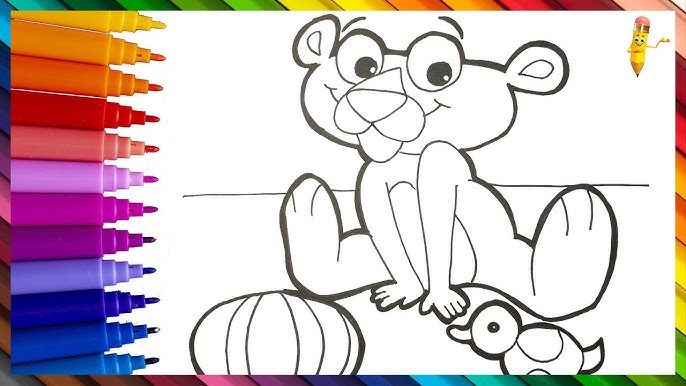 Pink panther coloringtime lapsecoloring bookpink panther coloring bookpink panther coloring page