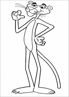 Pink panther show coloring pages team colors