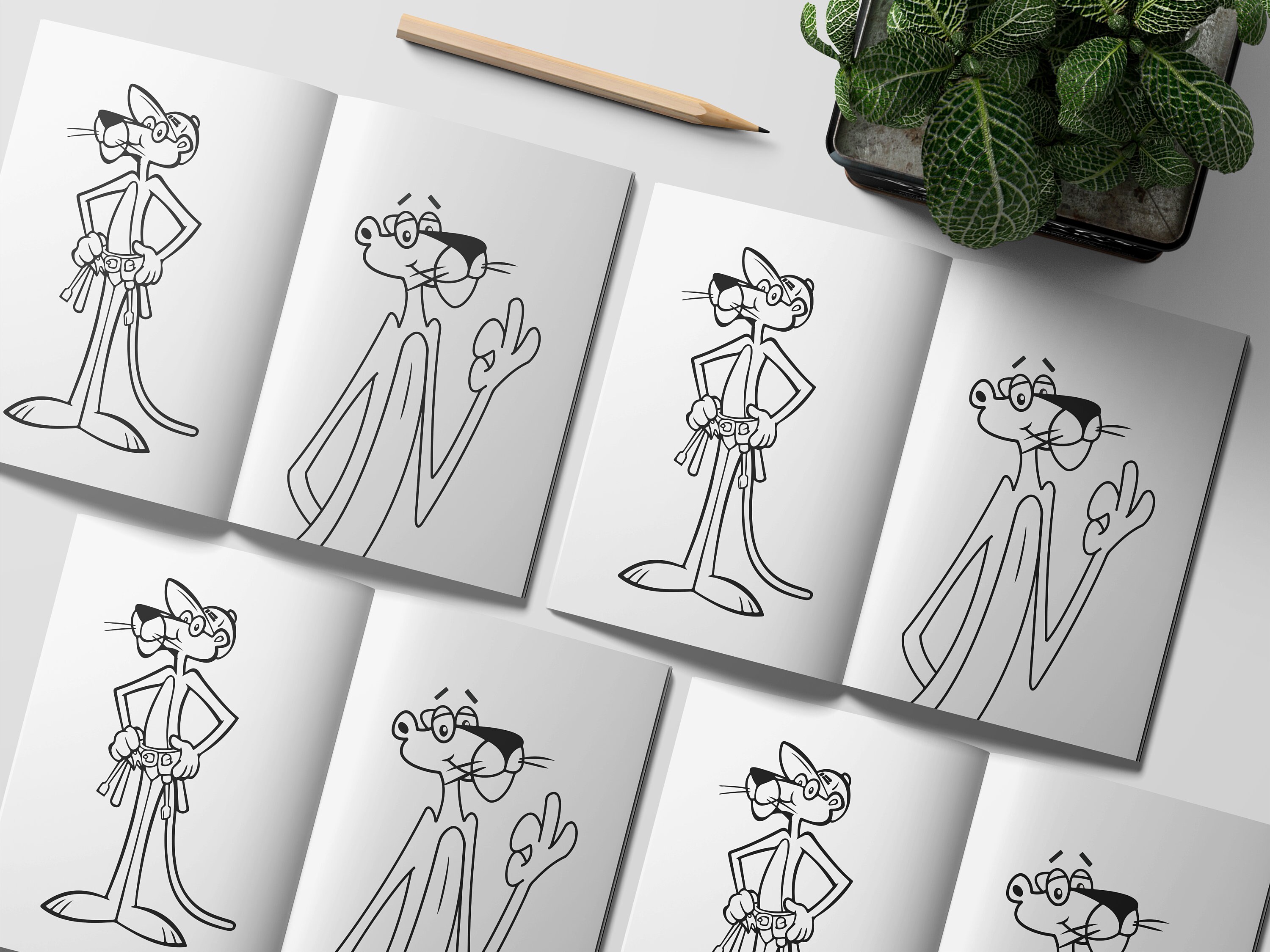 Buy pink panther coloring book pages coloring pages printable online in india