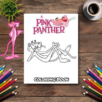 Pink panther coloring bookprintable coloring pages online for kids