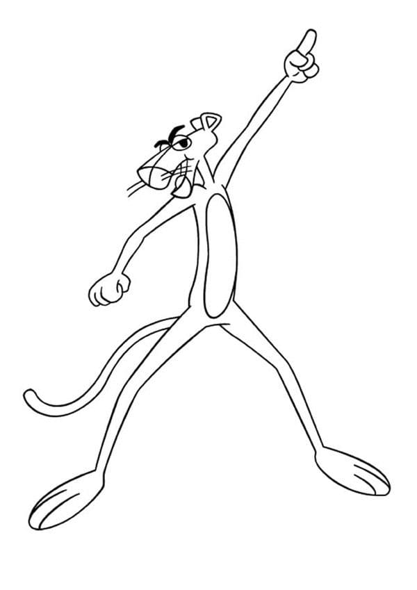 Pink panther coloring pages download and print for kids