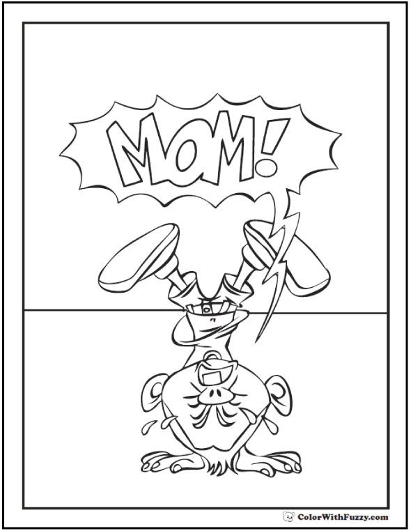 Mothers day coloring pages â printable digital pdf downloads