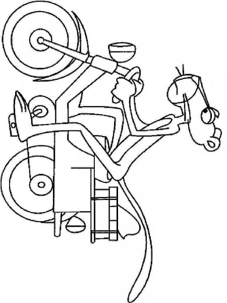 Pink panther coloring pages