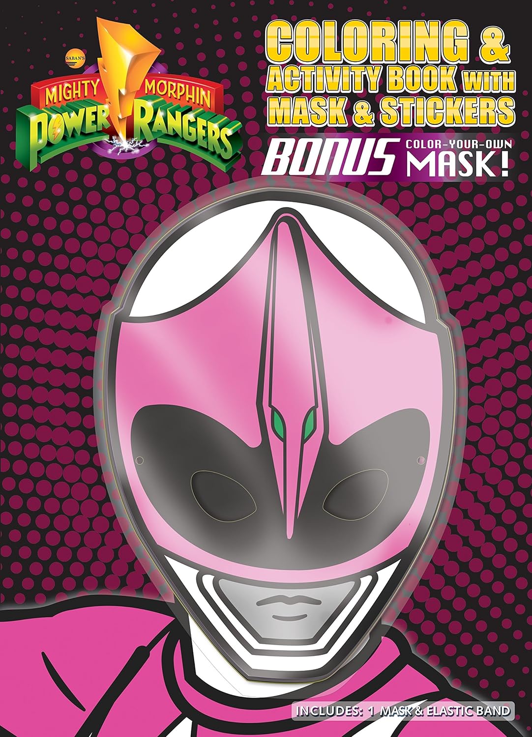 Power rangers coloring and activity book with pink malaysia