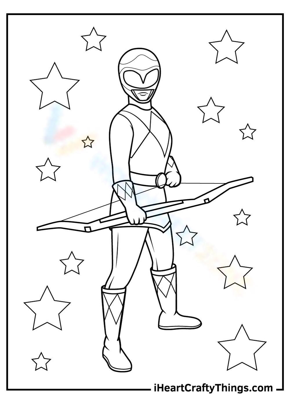 Pink ranger worksheet