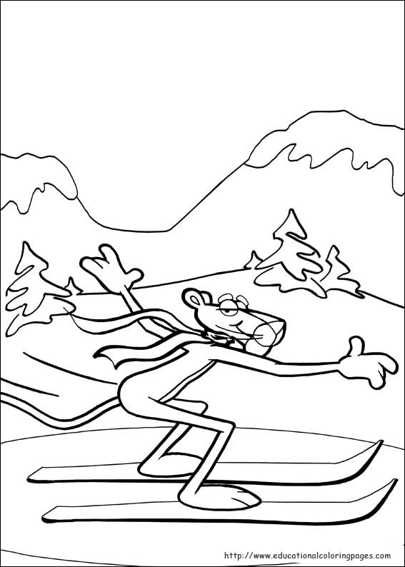 Pink panther coloring pages