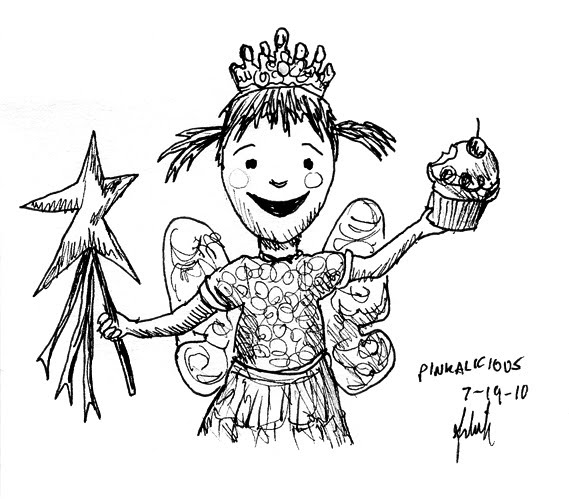 Pinkalicious coloring pages free printable