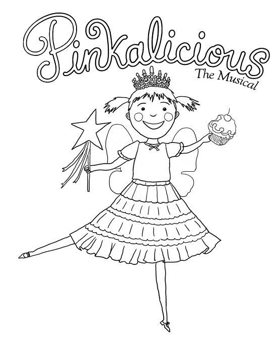 Printable pinkalicious coloring pages