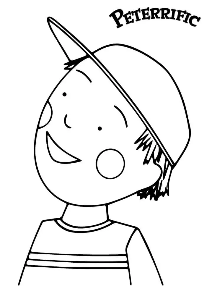 Peterrific from pinkalicious and peterrific coloring page