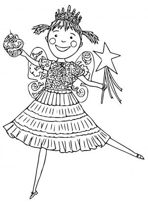 Free printable pinkalicious coloring pages for adults and kids