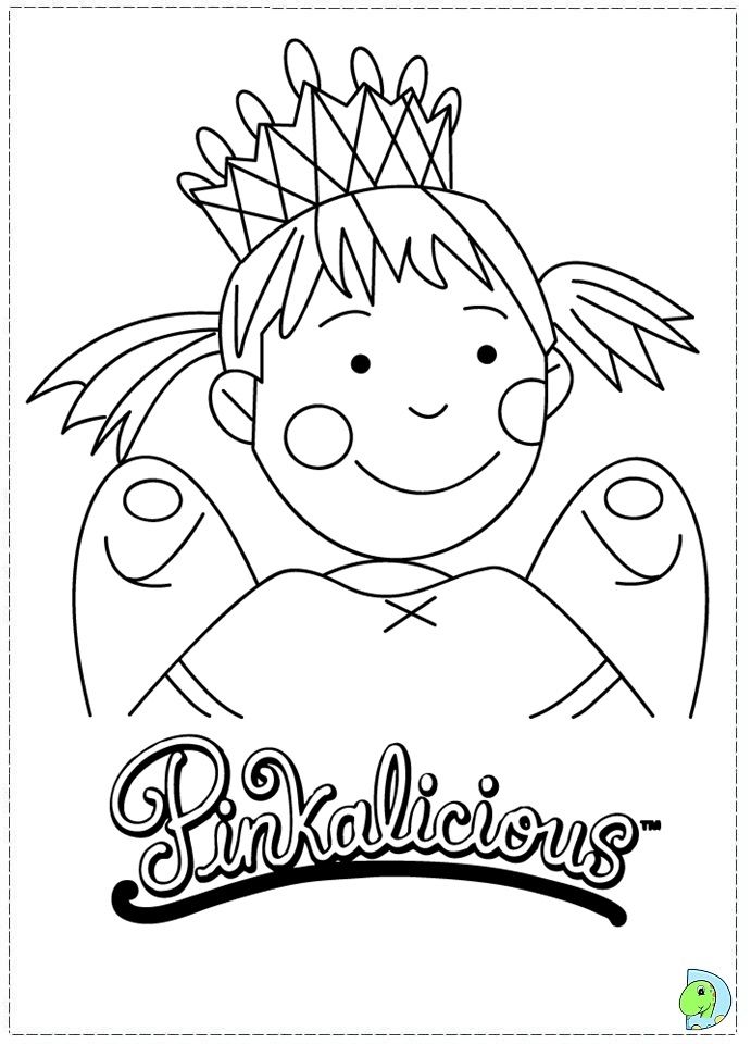 Pinkalicious coloring page