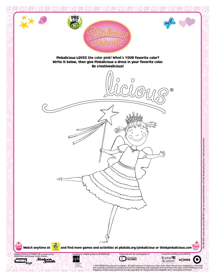 Pinkalicious coloring page kids coloringâ kids for parents