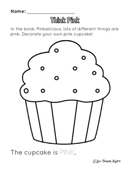 Pinkalicious panion activities by wonder well tpt