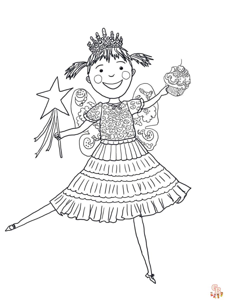 Printable pinkalicious coloring pages free for kids and adults