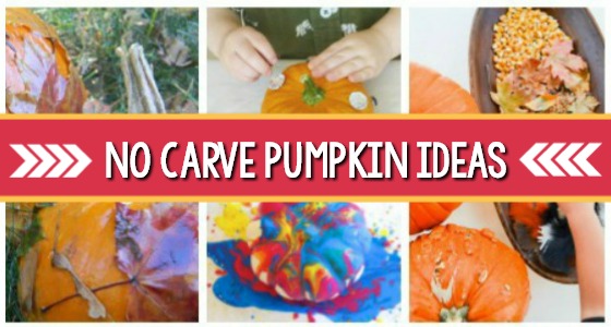 Pumpkin painting decorating ideas for kids no carving needed