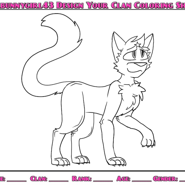 Design your own clan downloadable coloring sheets