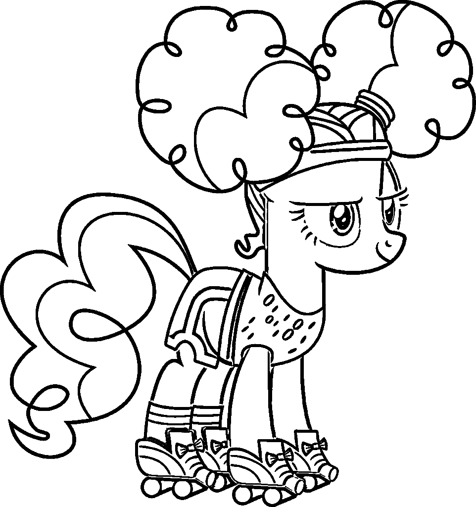 Pinkie pie coloring pages printable for free download