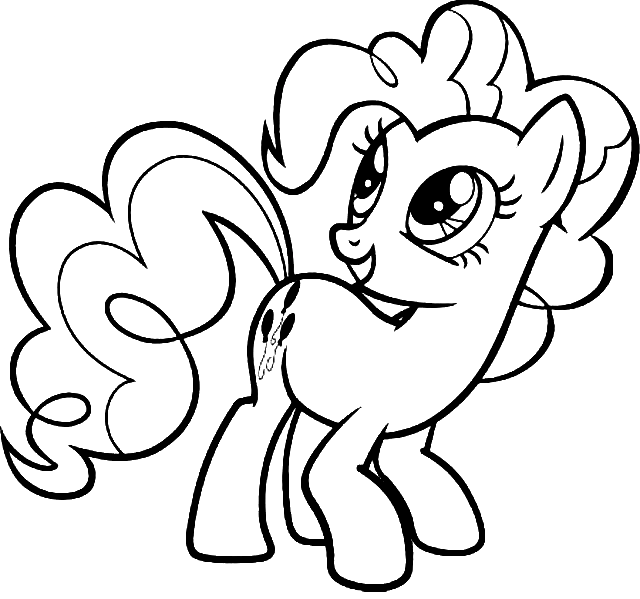 Pinkie pie coloring pages printable for free download