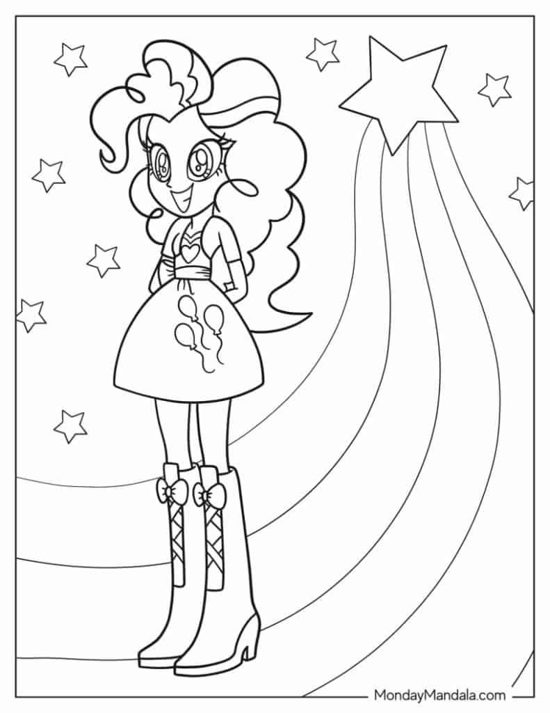 My little pony coloring pages free pdf printables