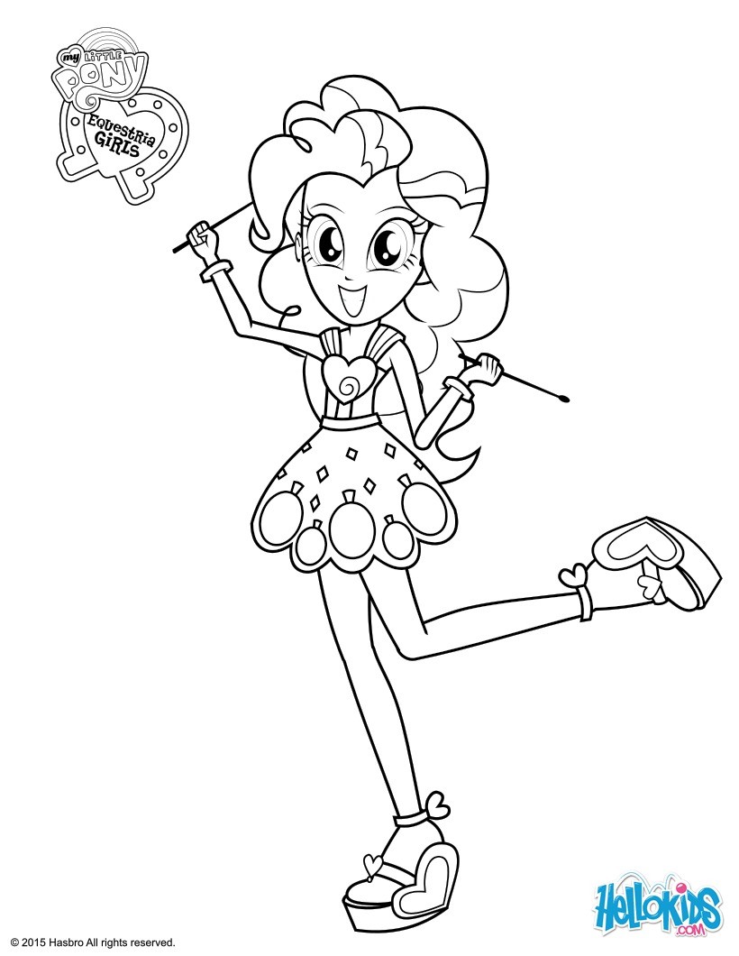 Pinkie pie coloring pages