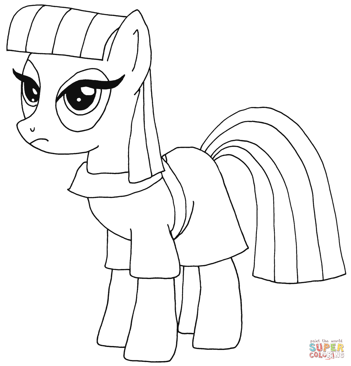 Maud pie coloring page free printable coloring pages