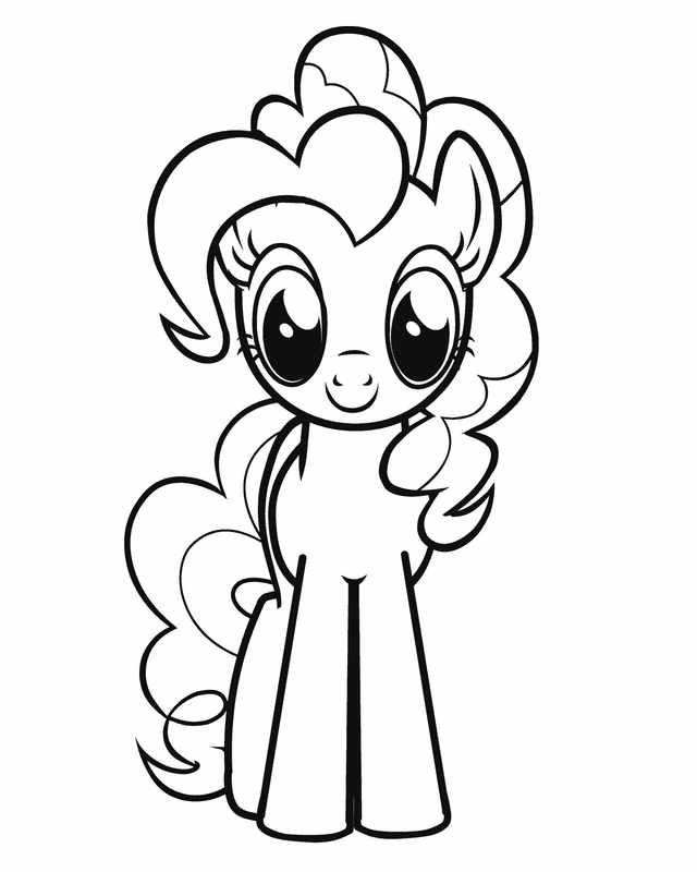 Pinkie pie coloring pages