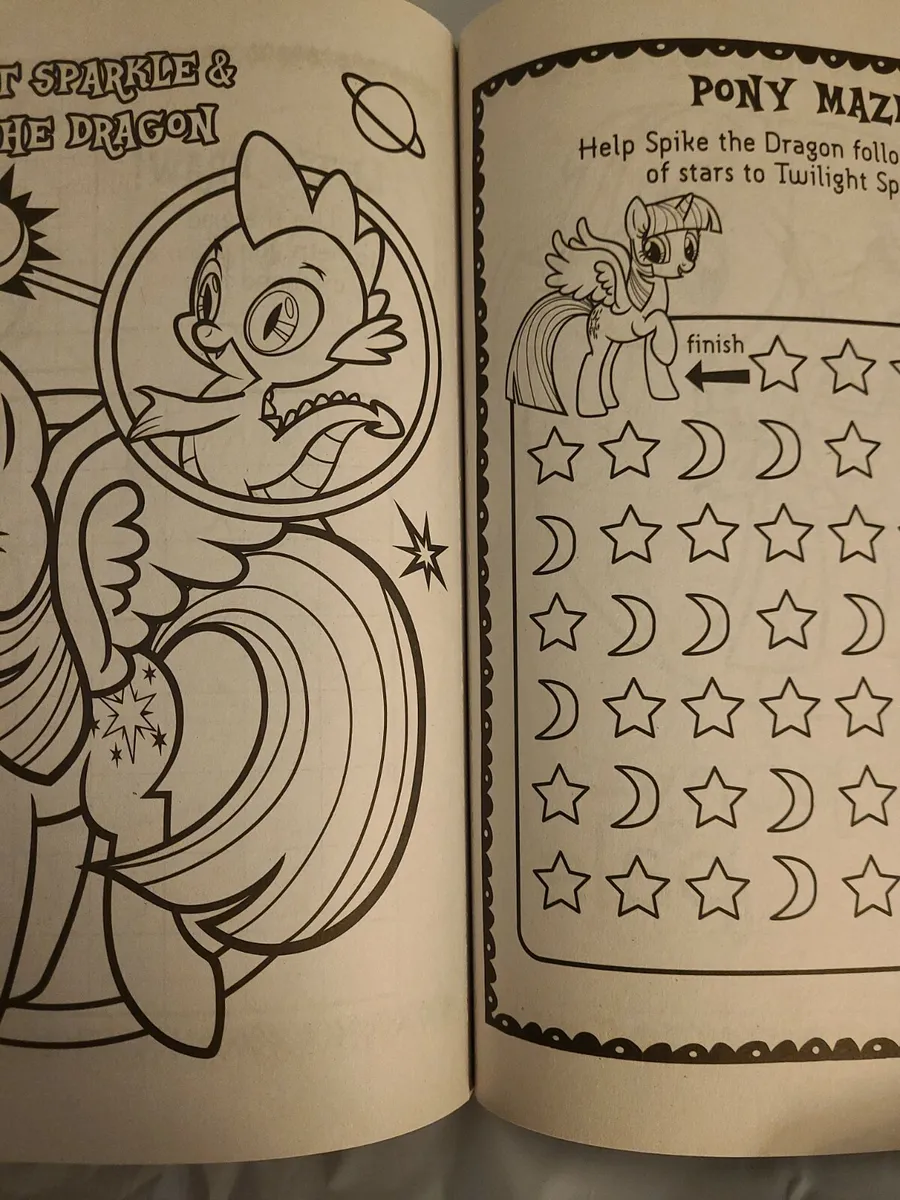 My little pony pinkie pie twilight sparkle coloring activity book x pg