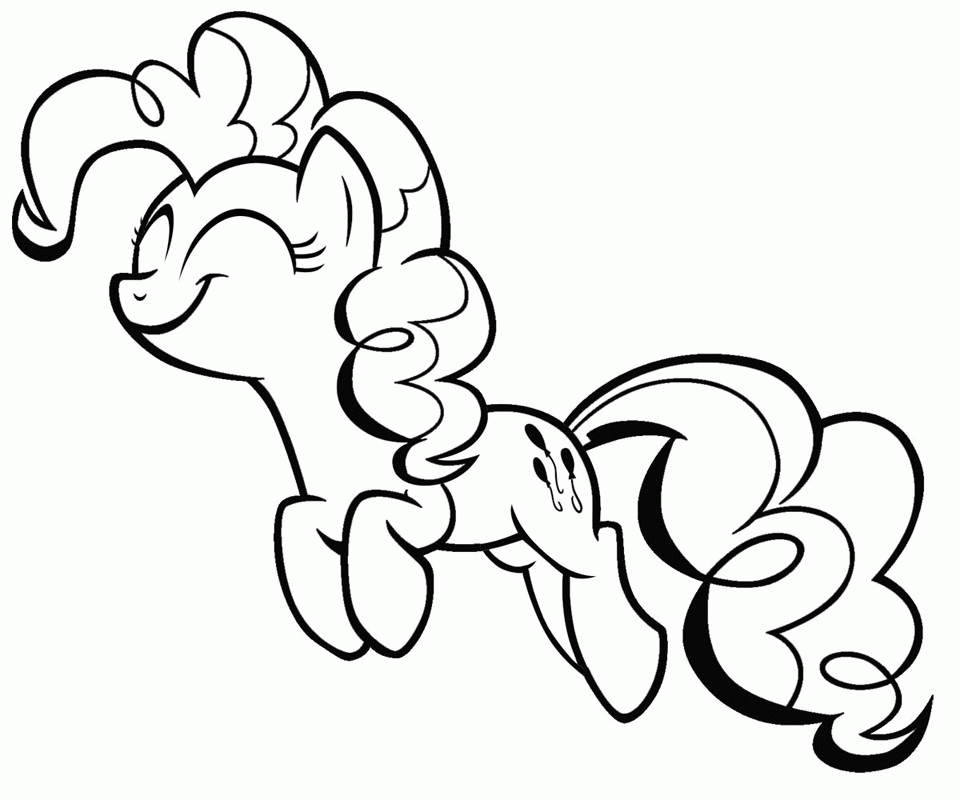 Pinkie pie coloring pages