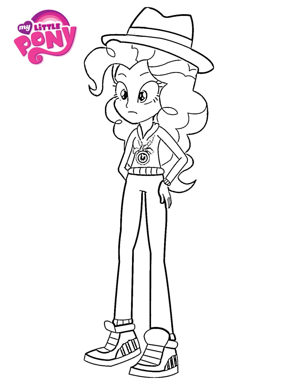 Pinkie pie coloring pages