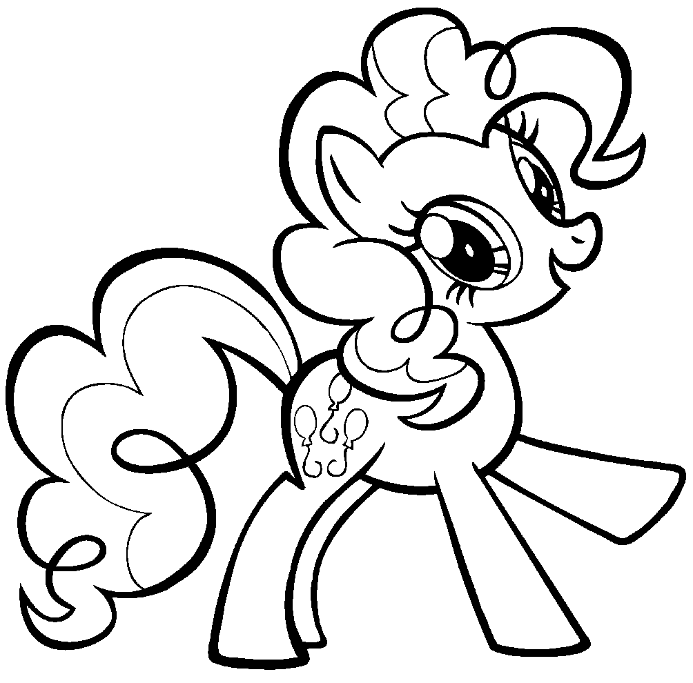 Pinkie pie coloring pages printable for free download