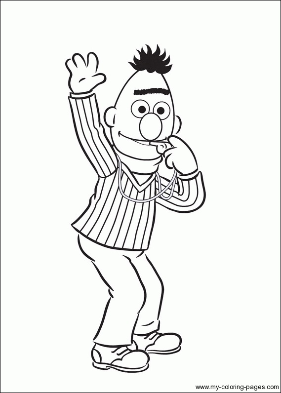 Ernie bert coloring pages coloring pages christmas characters sesame street