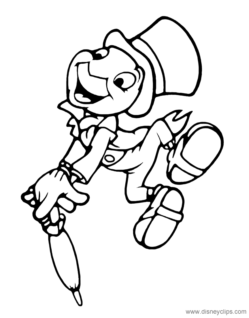 Printable pinocchio coloring pages