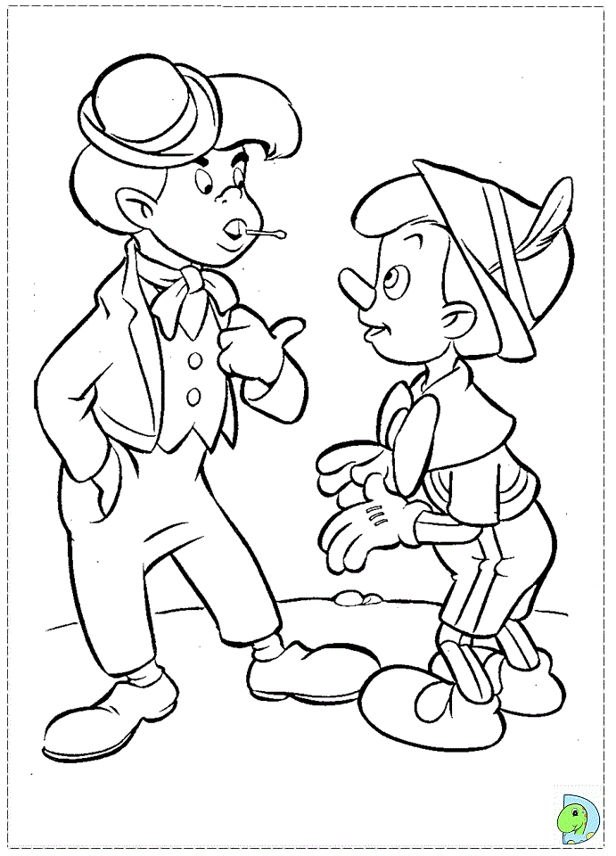 Pinocchio coloring page