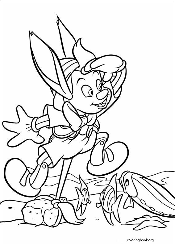 Pinocchio coloring page