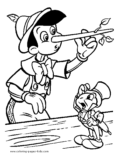 Pinocchio coloring pages