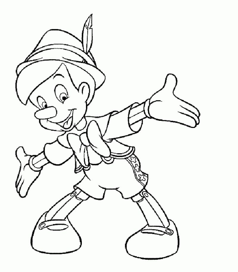 Pinocchio coloring pages