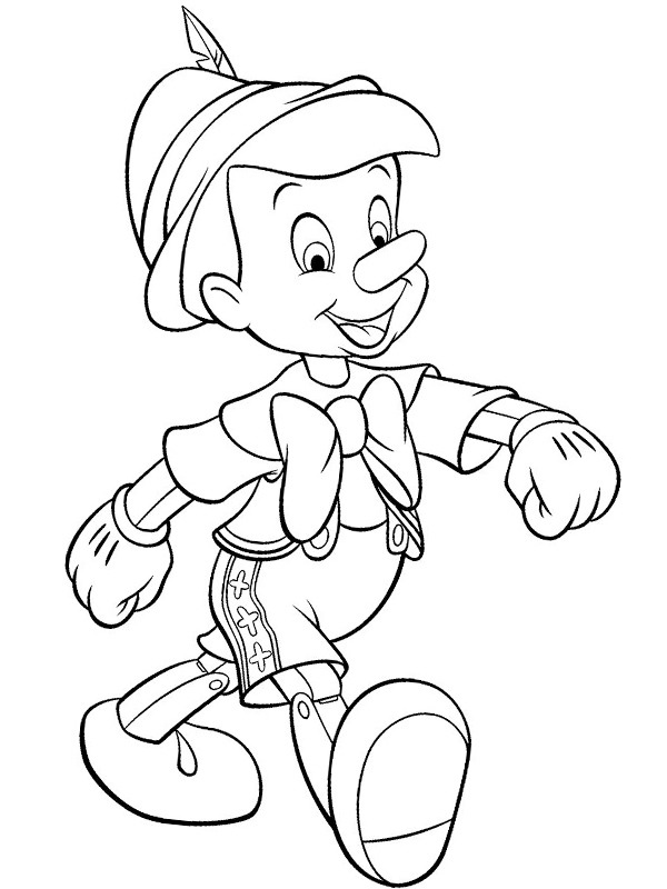 Pinocchio coloring page