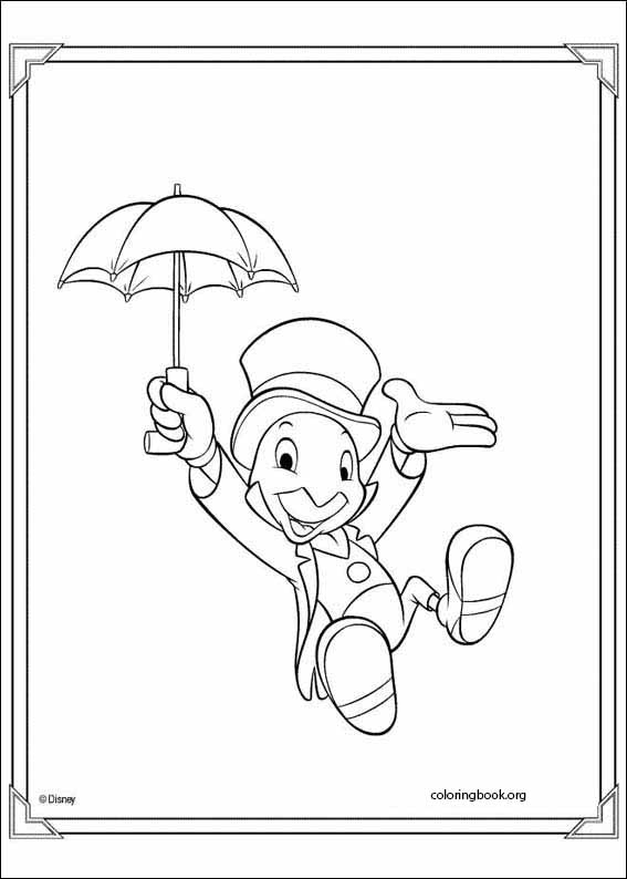 Pinocchio coloring page