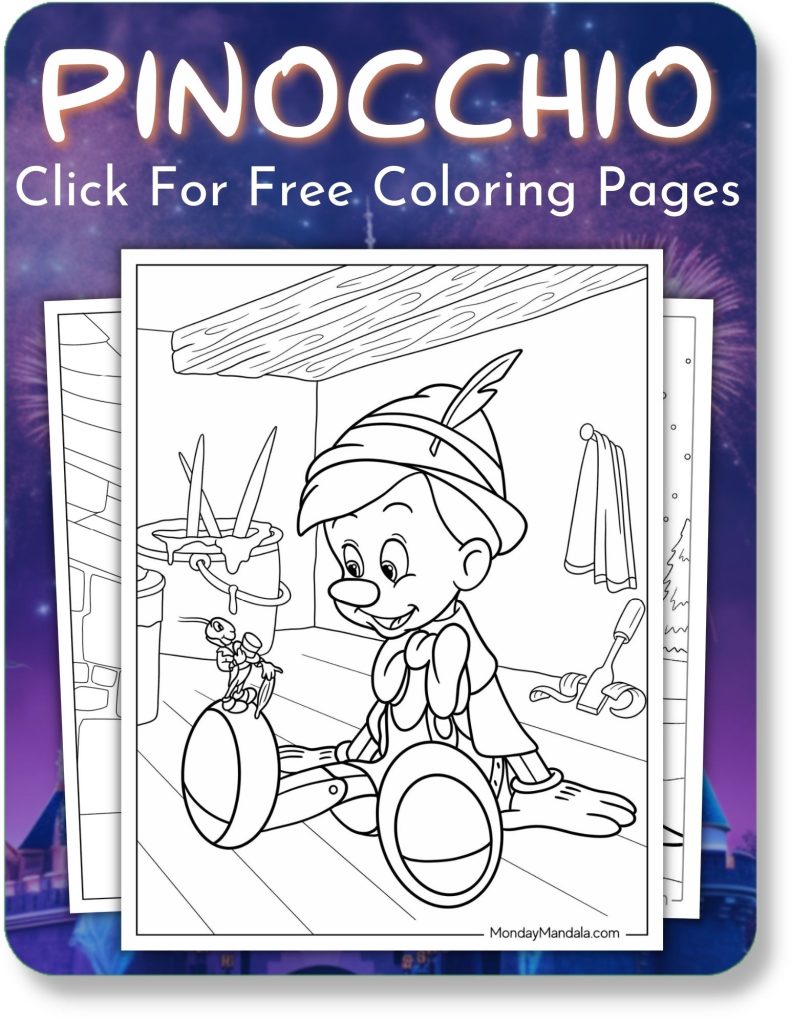 Disney coloring pages free pdf printables